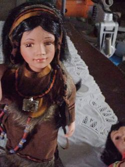 Native porcelain dolls