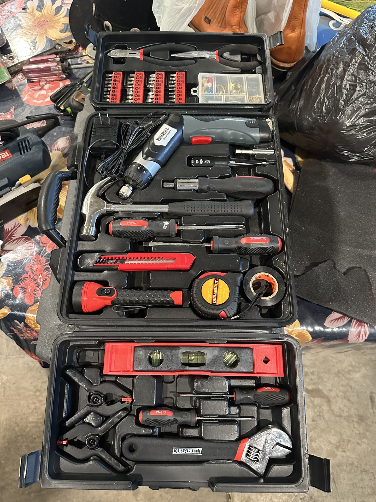 Durabuilt Tool Set W/cordless Screwdriver