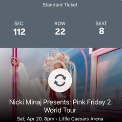 Nicki Minaj Tickets 4/20