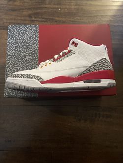 Brand New Jordan 3 Retro Cardinal Red