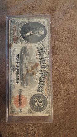 1917. 2 dollar bill