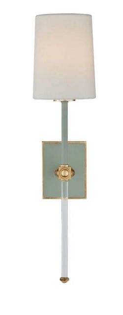 Visual Comfort Lucia 21" Medium Tail Sconce with Linen Shade