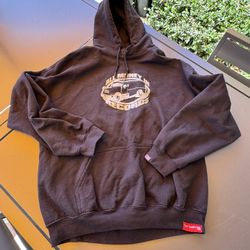 The Marathon Clothing Nipsey Hussle Armored Money Truck Black Hoodie Men Size Large 