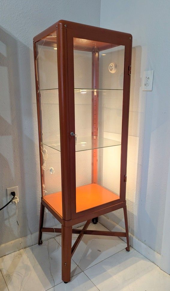 FABRIKOR - Ikea Glass-door Display Case with LED Lights