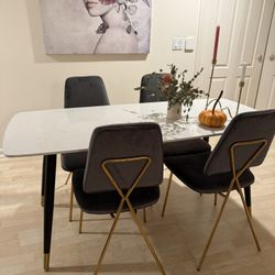 Marble Dining Table Heavy 