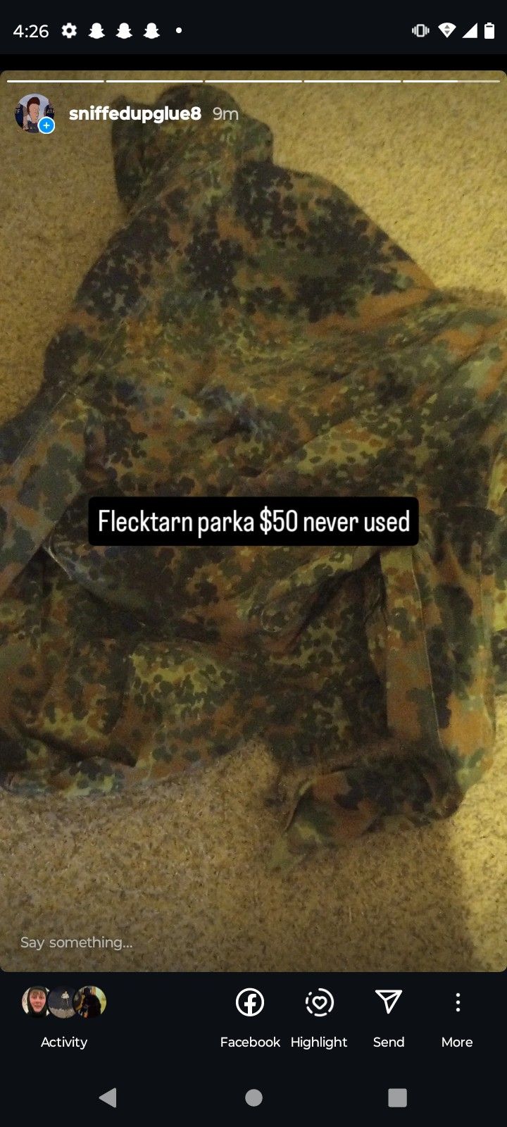 Flecktarn Parka