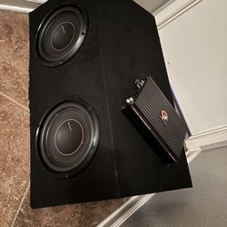 Dual 12" Pioneer Champion Series Subs w/ 3100W Quantum Amp
