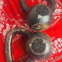 Pair Of 15 LB KETTLE Bells