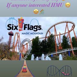 3 Six Flags Tickets For 200$