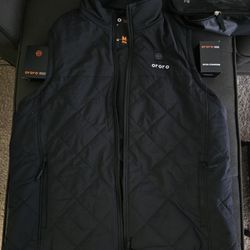 ORORO Men's Heated Quilted Vest With Battery Pack, Lightweight Quilted Heating Vest