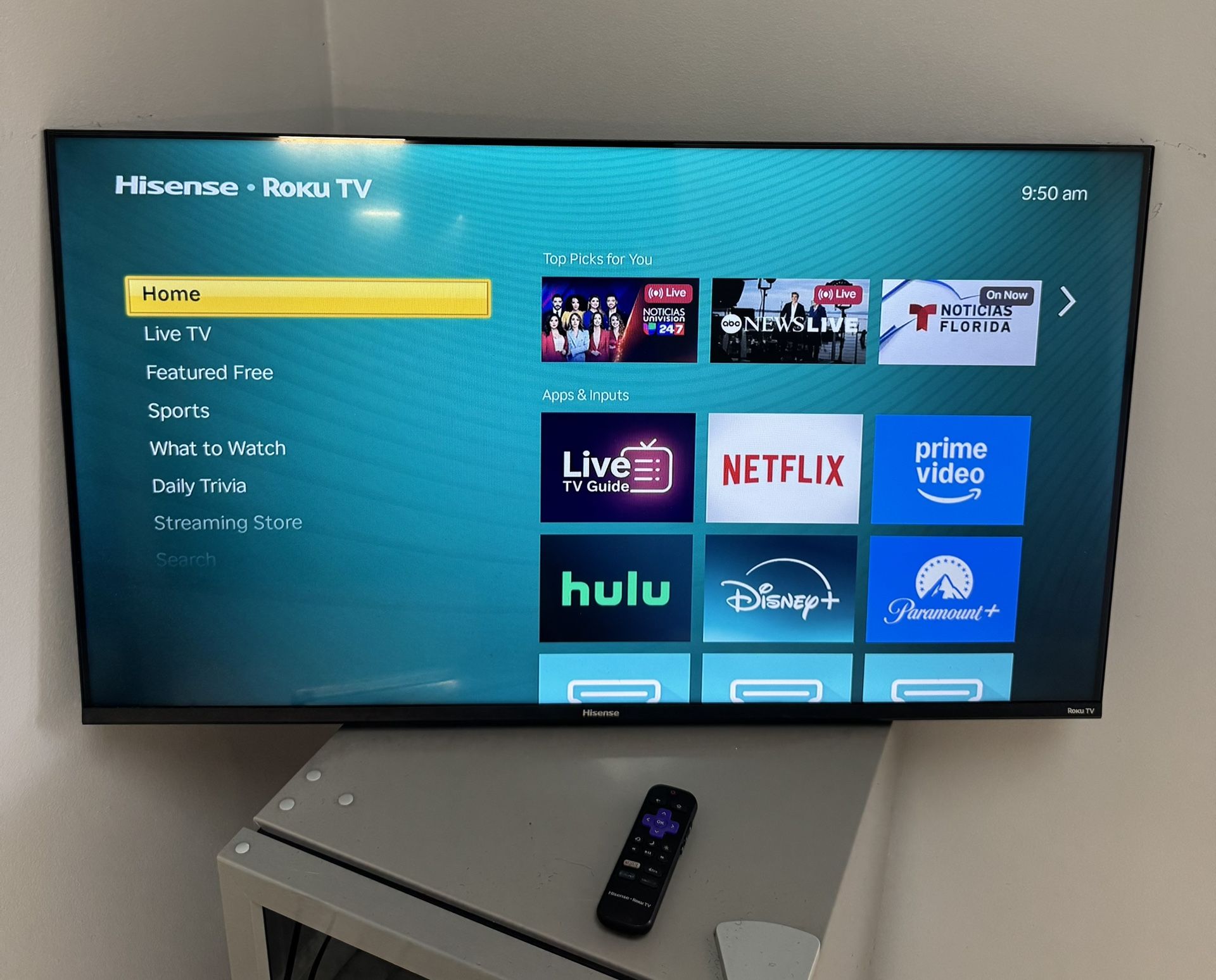 35 Inch Flat Screen Roku TV 
