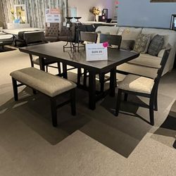 Table 4 Chairs And Bench