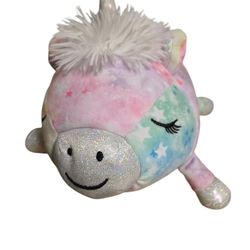 Squishmallow - LUNA the Unicorn Justice Exclusive Cotton Candy 10" Kellytoy