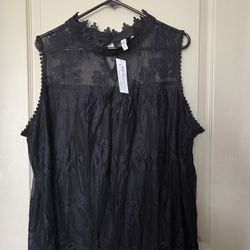 Women's Dressy Lace Top Great For Holiday Parties