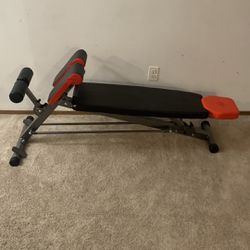 Finer Form Multi-Functional Weight Bench - Adjustable Flat/Decline/Sit-Up/Roman Chair/Back Extension 