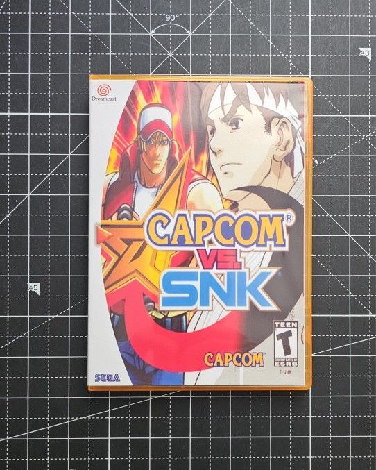 Dreamcast Capcom VS SNK Custom Case - NO GAME OR MANUAL