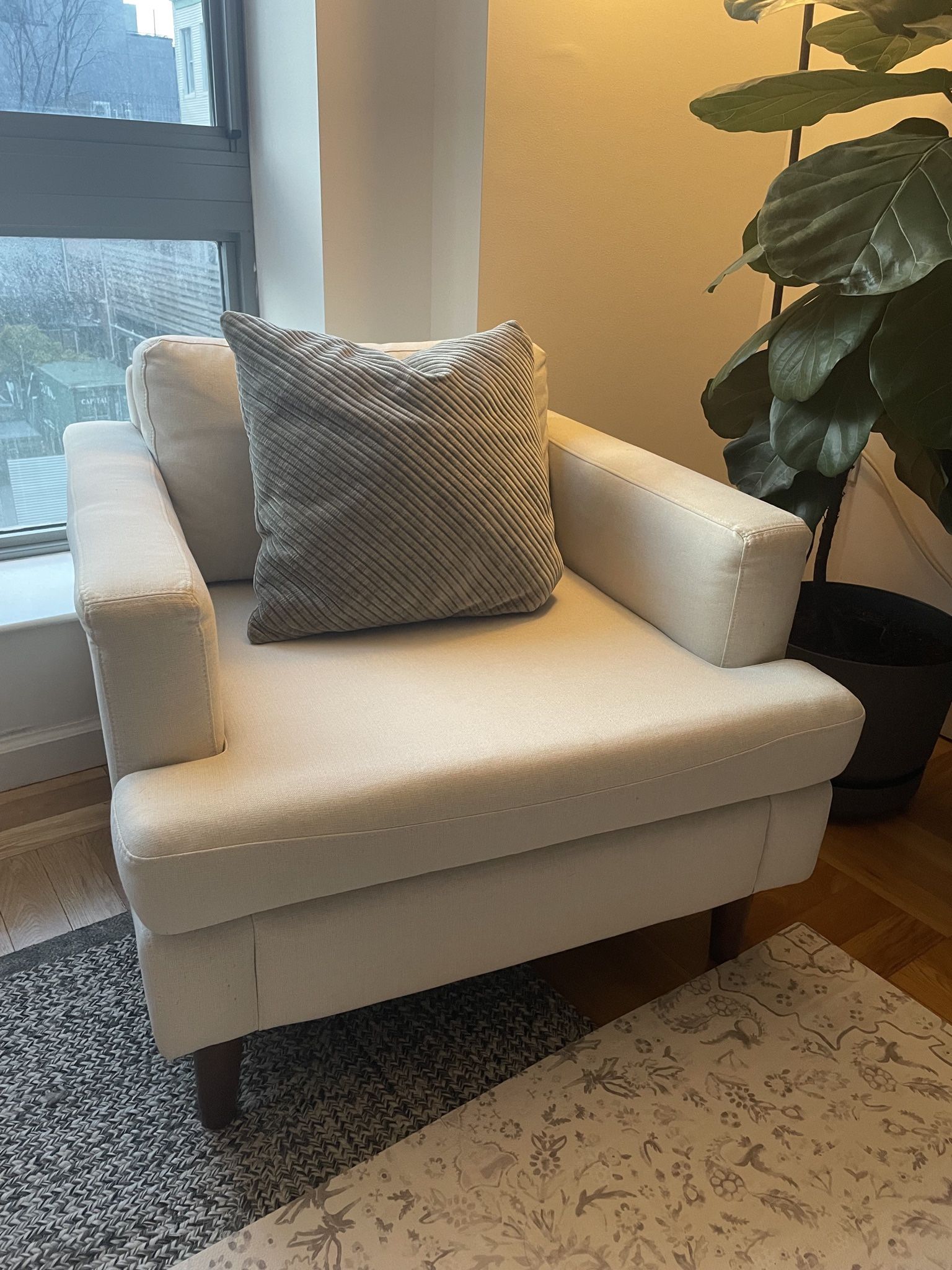 Cream Armchair From All Modern