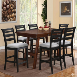 7pc Wood Dining Set