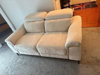 MOVING SALE! Loveseat Couch, Dining Table, Stationary Exercise Bike, Etc..