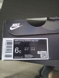 Nike Little Posite One TD Toddler Size 6C