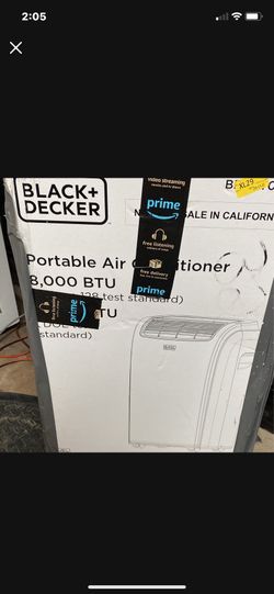 Black and decker portable a/c new  in box