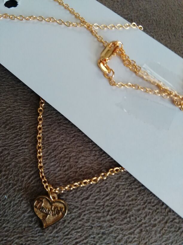 Daughter sterling charm chain 14k gf $10 firm Everson Washington
