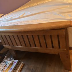 Full Size Foldable Wood Futon Bed Frame