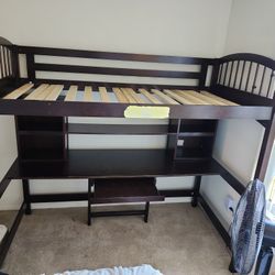 Bunk Bed With Desk.