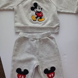 Disney Baby Clothes Mickey Mouse Outfit Size 3-6 M