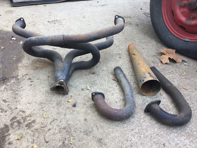 Vw Beetle rail buggy exhaust