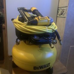 Dewalt Nailer And Compressor Combo Kit