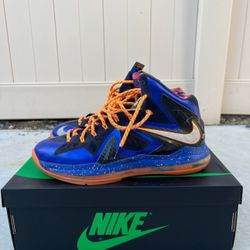 LeBron X Size 10.5 Elite New York Knicks