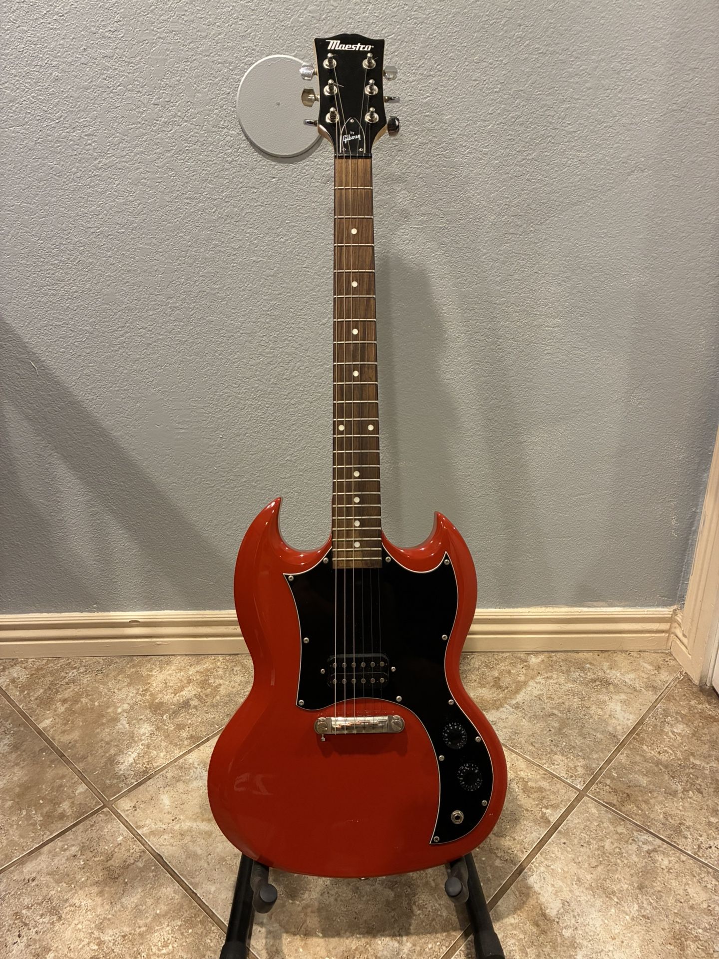 Red Gibson SG Electric Guitar