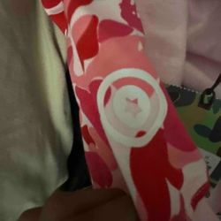 Bape Hoodie Pink