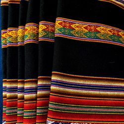 Peruvian Alpaca, Manta/ Blanket decorative Handcrafted, $39 each piece