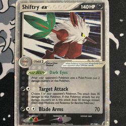Shiftry Ex #97/100 Crystal Guardians