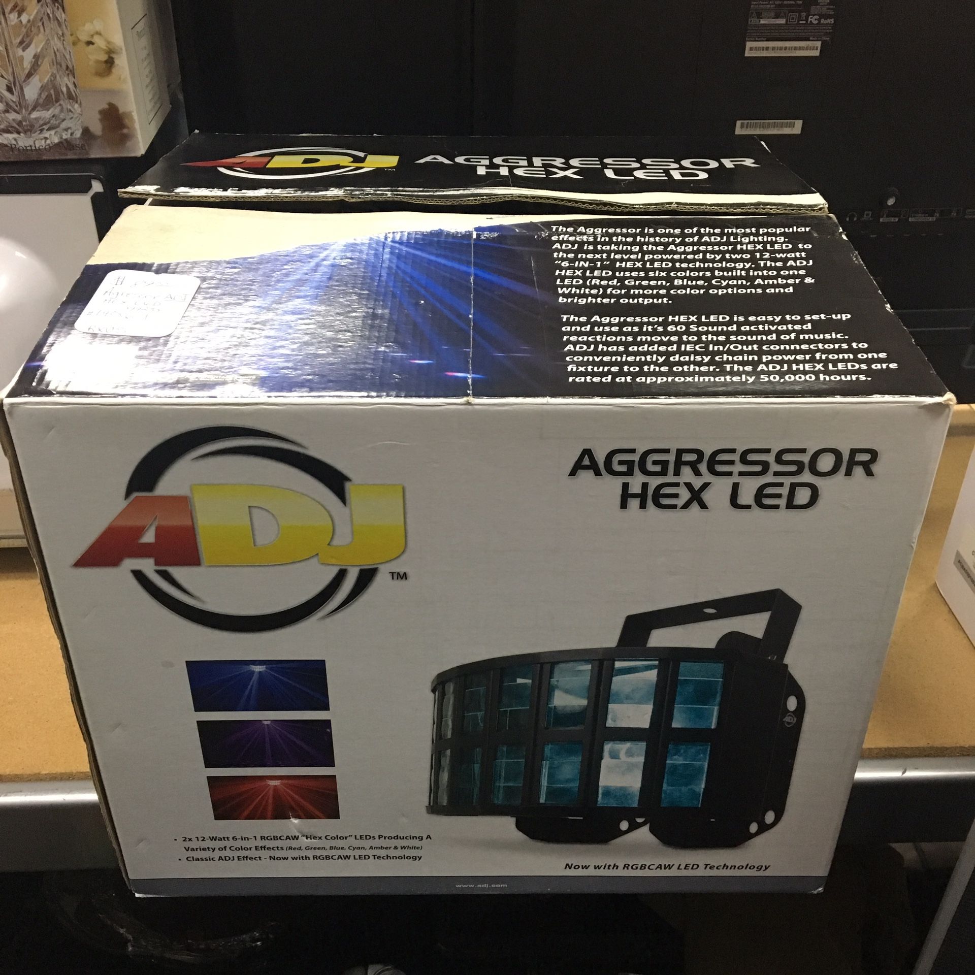ADJ American DJ Aggressor HEX LED DJ Light