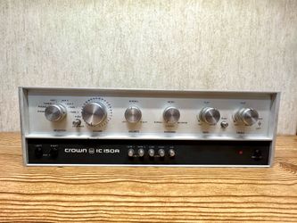 Vintage Crown IC150A Stereo Preamplifier Fully Recapped