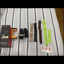 Apple Watch bands , screen protector , charging dock