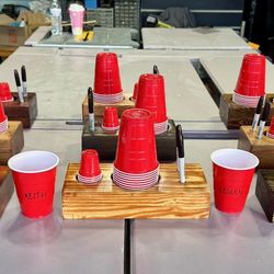 Custom Solo Cup & Shot Cup & Sharpie Holder 