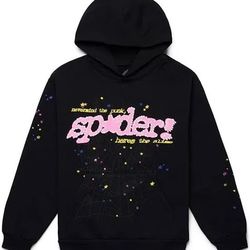  🔴BRAND NEW SP5DER Pink Hoodie V2 SIZE M Im trying to get rid of it for money thats why the price is very very LOW! (I CAN ALSO NEGOTIATE!)