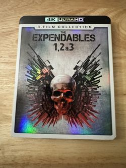 The Expendables 1,2,3 4K Blu Ray