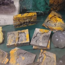 Bumble Bee Jasper Carvings
