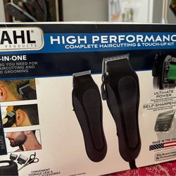 WAHL HOME PRODUCTS ALL-IN-ONE EVERYTHING YOU NEED FOR HOME HAIRCUTTING AND BEARD GROOMING