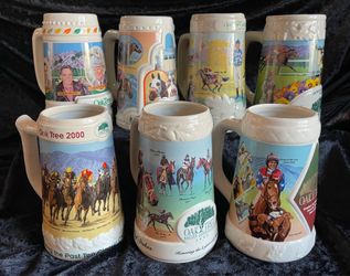 OakTree Racing Association at Santa Anita Park Limited Edition Steins (set of 7)