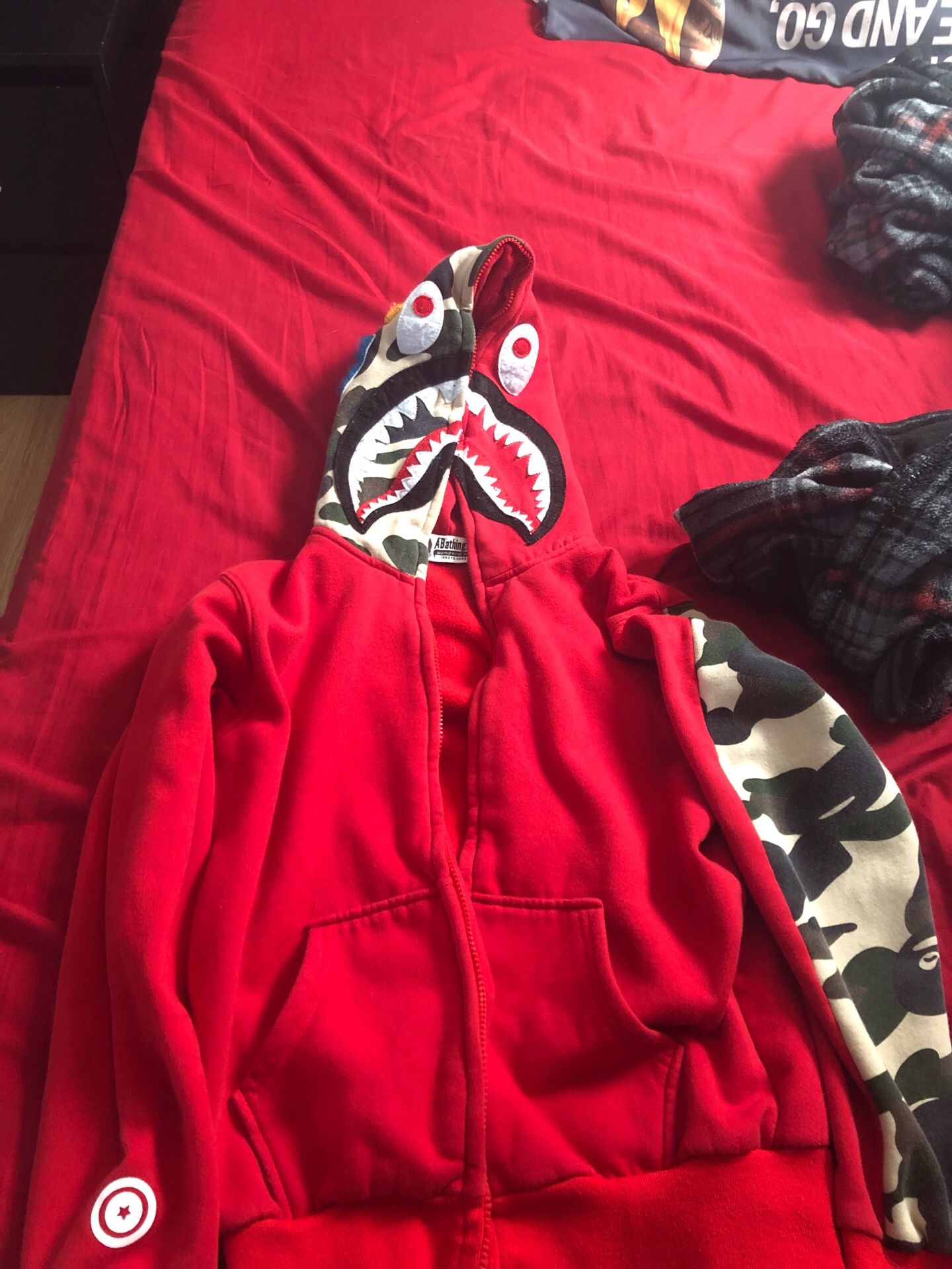 Real Red bape jacket !