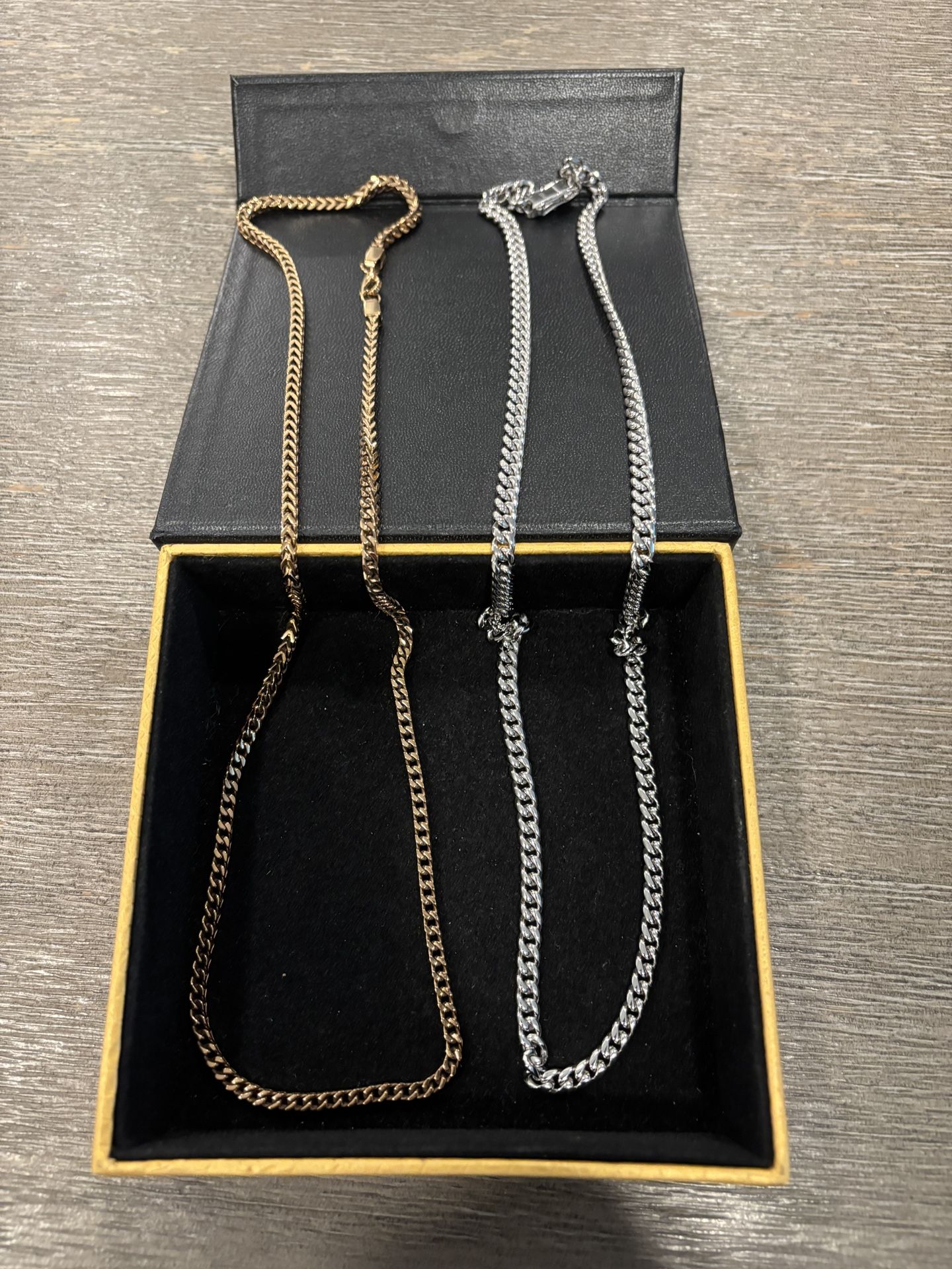 GLD Rose-gold And White-Gold Chains