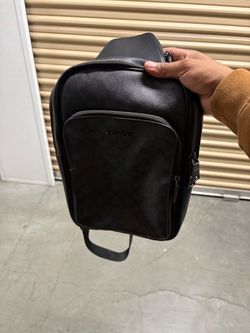 Coach Black Leather Side Bag