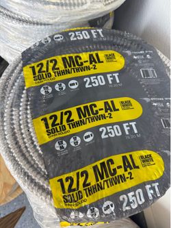 12/2 MC Wire 250ft Metal Clad Cable (12/3 MC 250ft $280)read the Discerption below 👇👇👇