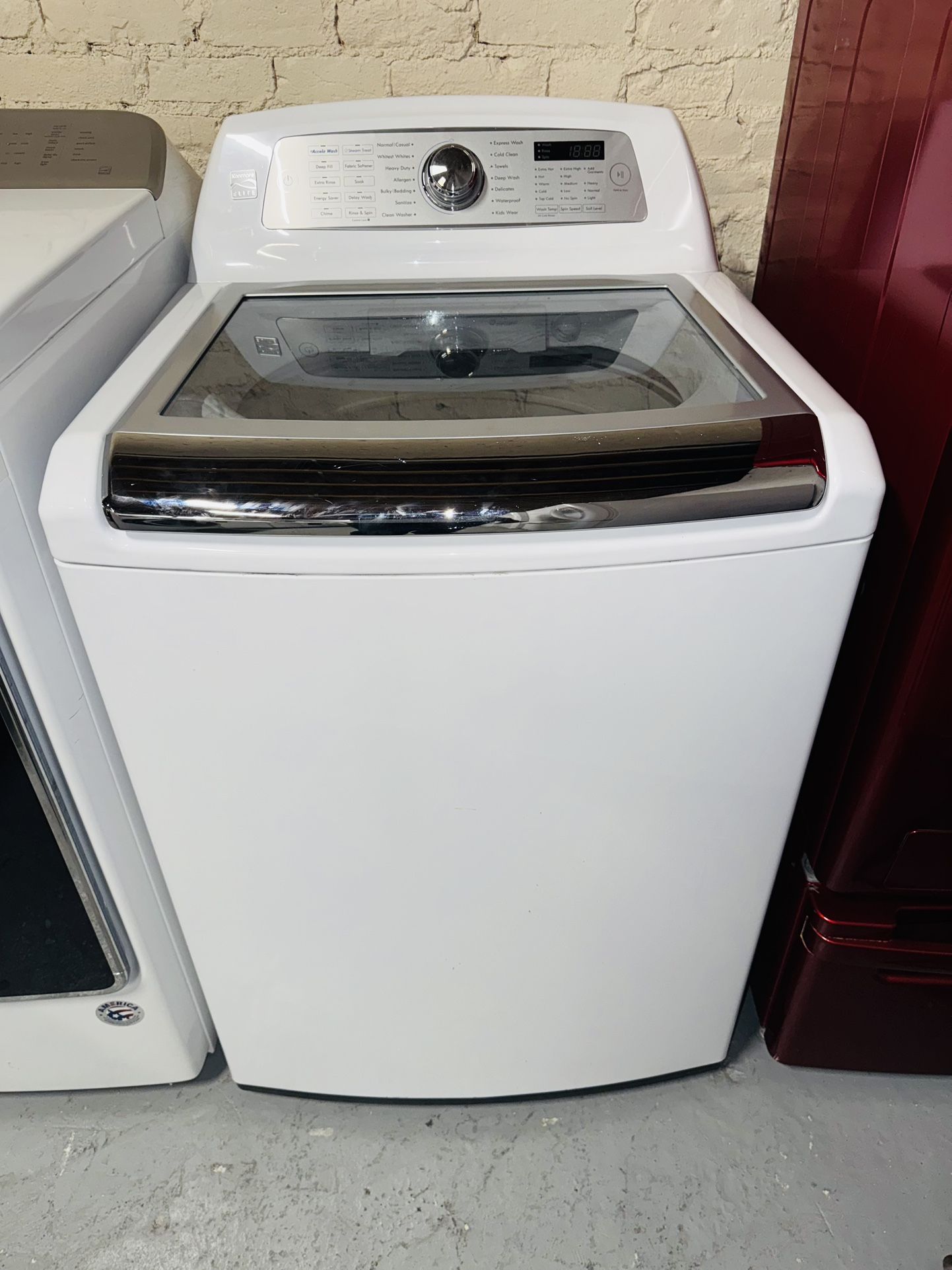 Kenmore washing machine, a receipt for a 60-day warranty
